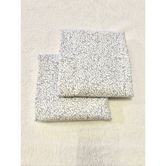 Lauren Ralph Lauren Spencer Leaf Sateen King Pillowcase Set Cotton light blue - Picture 2 of 4